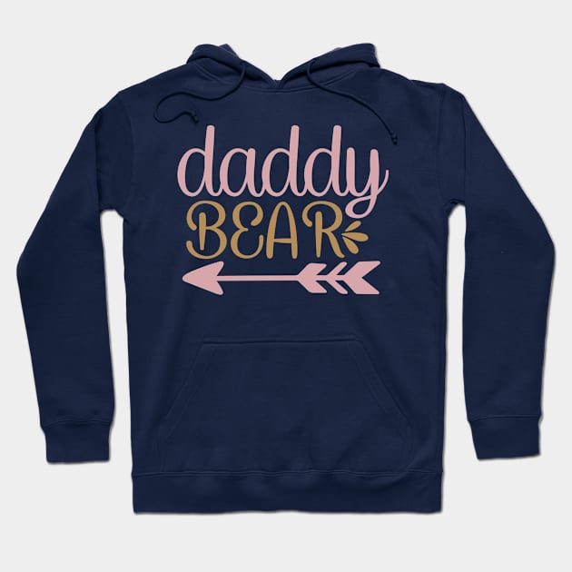 Daddy bear Hoodie by TeeValley